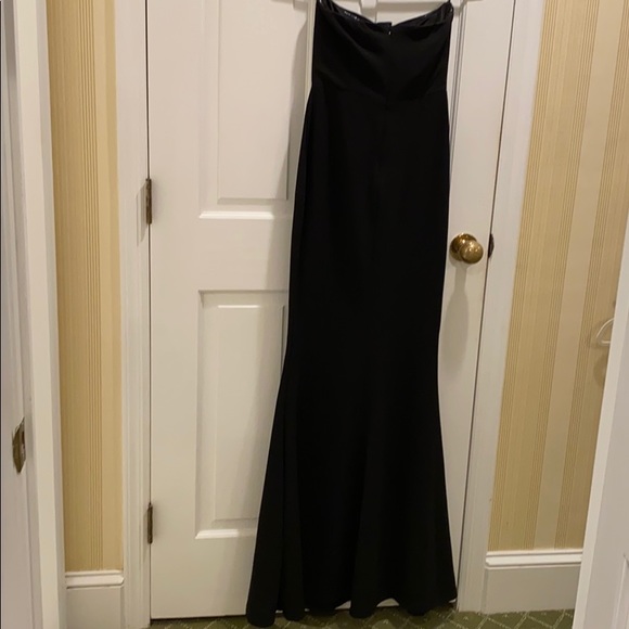Forever 21 Ricarica Strapless Bow-Front Black Gown - Picture 6 of 11